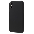 Tekuté silikonové pouzdro na iPhone XS/X – Černé