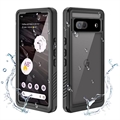 Google Pixel 7a Redpepper FS IP68 Vodotěsné Pouzdro - Černá