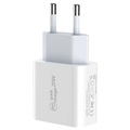 NABÍJEČKA NÁSTĚNNÉ NÁSTĚNKY USB -C - 20W - BÍLÁ