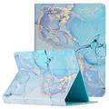 Universal Marble Pattern Tablet Folio Case - 10"